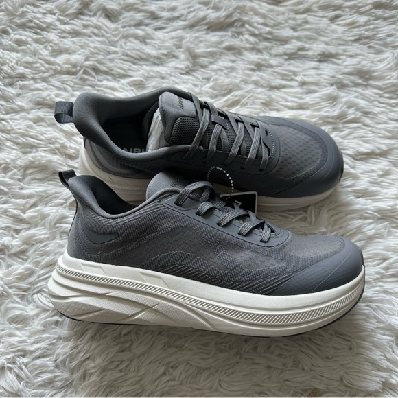Other - Airhas Mens Foot Shape Toe Box Gray Sneakers New In Box Size 8